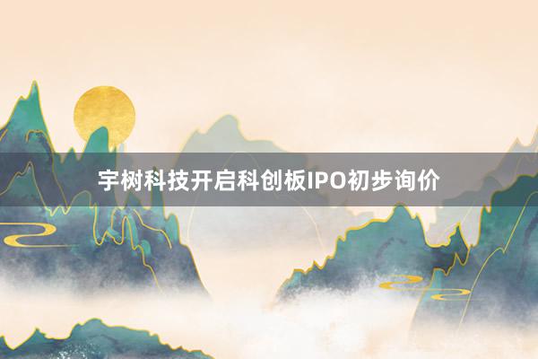 宇树科技开启科创板IPO初步询价
