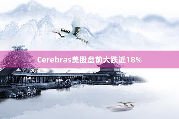 Cerebras美股盘前大跌近18%