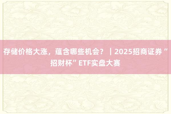 存储价格大涨，蕴含哪些机会？｜2025招商证券“招财杯”ETF实盘大赛