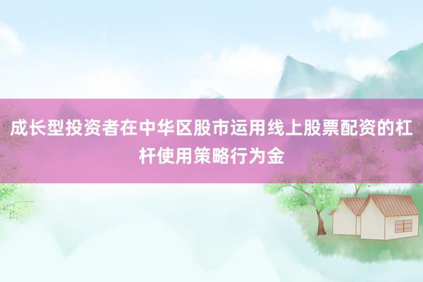 成长型投资者在中华区股市运用线上股票配资的杠杆使用策略行为金