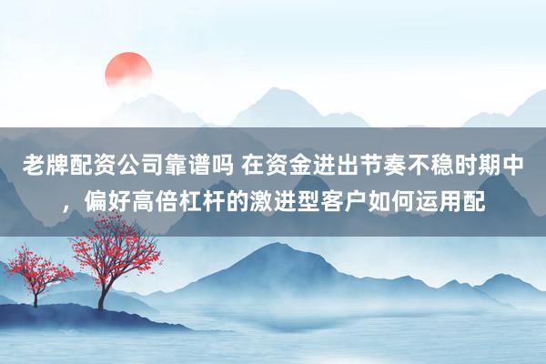 老牌配资公司靠谱吗 在资金进出节奏不稳时期中，偏好高倍杠杆的激进型客户如何运用配